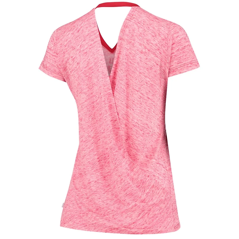 Touch St Louis Cardinals Hail Mary V-Neck Back Wrap T-Shirt