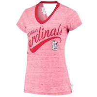 Touch St Louis Cardinals Hail Mary V-Neck Back Wrap T-Shirt