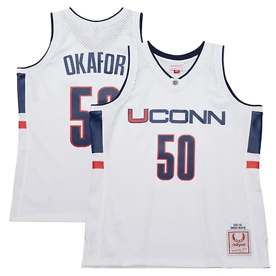 UConn Huskies Emeka Okafor Mitchell  Ness 2001 02 Swingman Replica Jersey