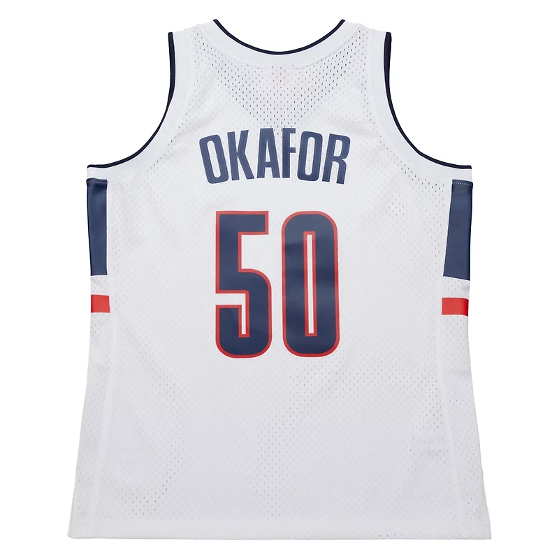 UConn Huskies Emeka Okafor Mitchell  Ness 2001 02 Swingman Replica Jersey
