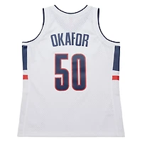UConn Huskies Emeka Okafor Mitchell  Ness 2001 02 Swingman Replica Jersey