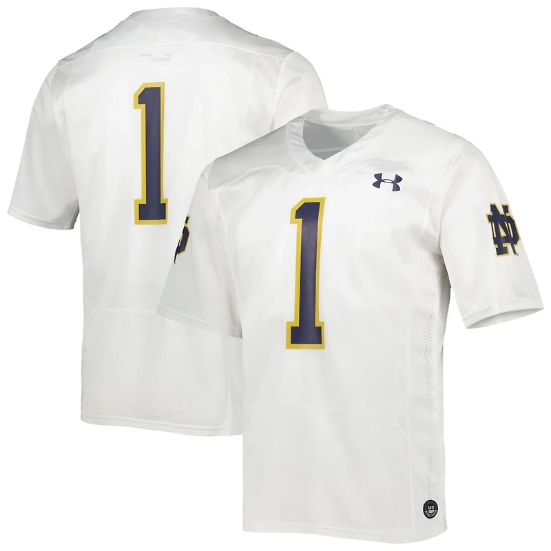 Under Armour 1 Notre Dame Fighting Irish Team Wordmark Replica Football Jersey