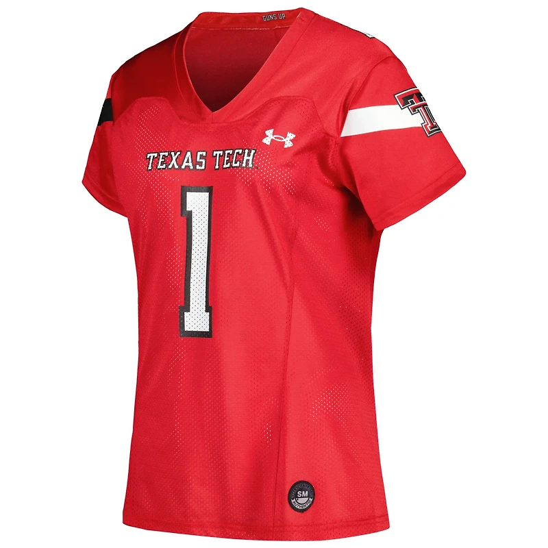 Under Armour 1 Texas Tech Raiders Replica Football Jersey