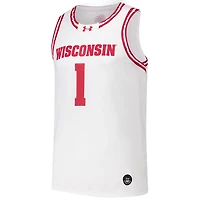 Under Armour 1 Wisconsin Badgers Replica Basketball Jersey