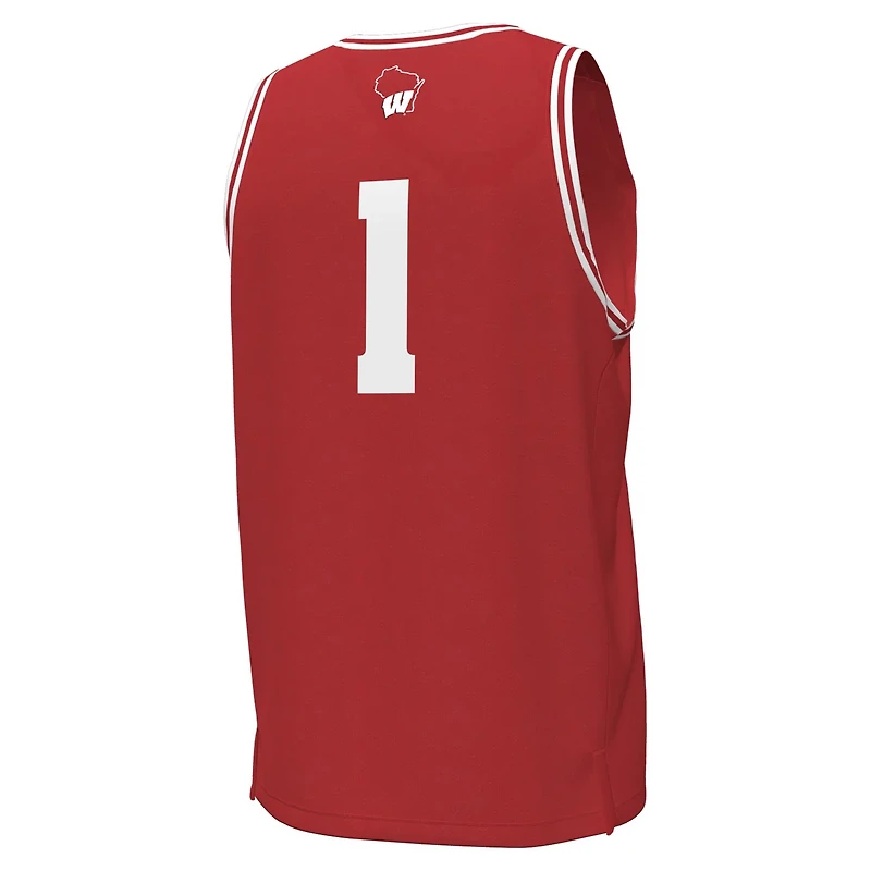 Under Armour 1 Wisconsin Badgers Replica Basketball Jersey