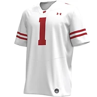 Under Armour 1 Wisconsin Badgers Replica Football Jersey