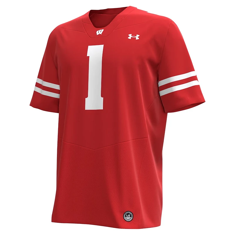 Under Armour 1 Wisconsin Badgers Replica Football Jersey