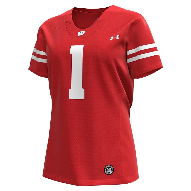 Under Armour 1 Wisconsin Badgers Replica Football Jersey