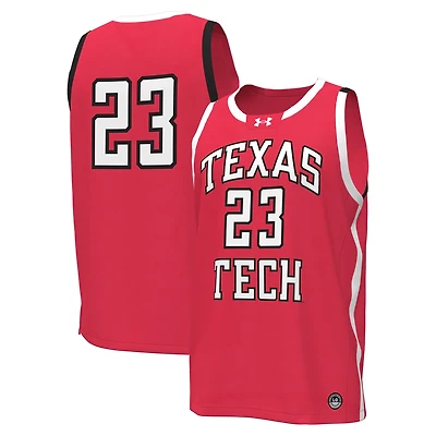 Under Armour 23 Texas Tech Raiders Replica Basketball Jersey