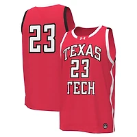 Under Armour 23 Texas Tech Raiders Replica Basketball Jersey