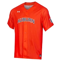 Under Armour Auburn Tigers Replica Full-Button Baseball Jersey