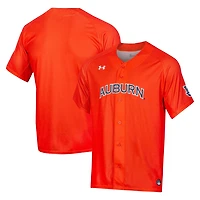Under Armour Auburn Tigers Replica Full-Button Baseball Jersey