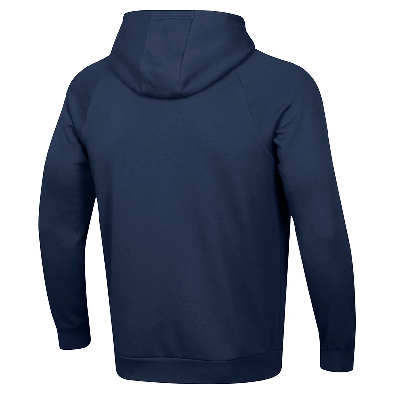 Under Armour Notre Dame Fighting Irish 2024 Sideline Wordmark Rival Pullover Hoodie