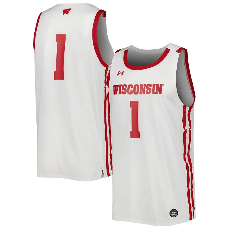 Under Armour Wisconsin Badgers Replica Basketball Jersey