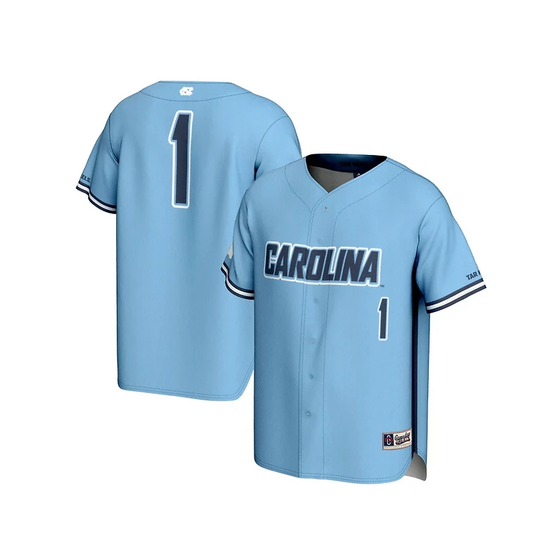 Unisex GameDay Greats 1 North Carolina Tar Heels Lightweight Baseball Fashion Jersey