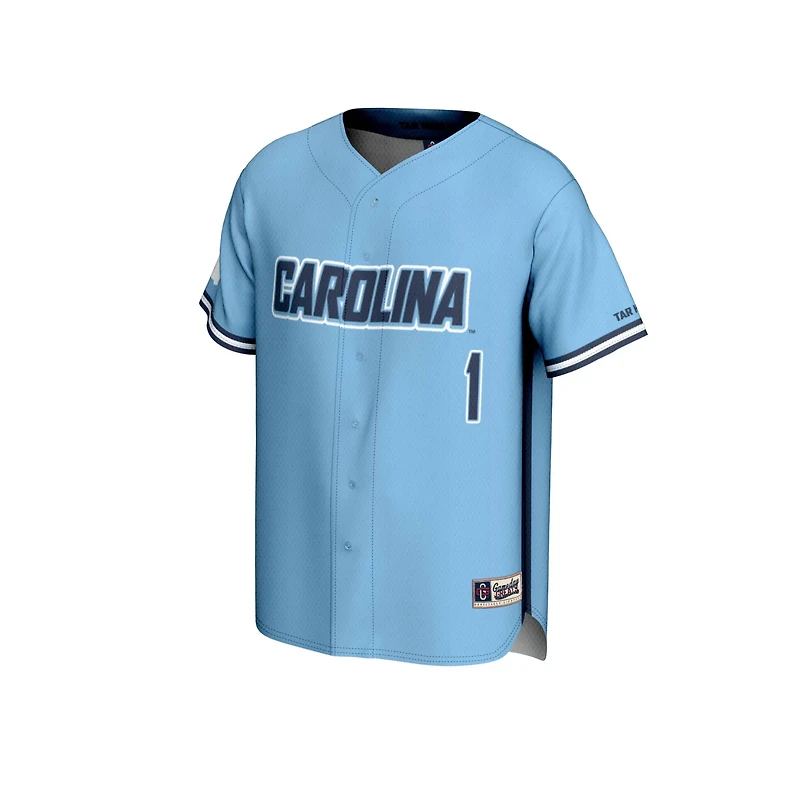 Unisex GameDay Greats 1 North Carolina Tar Heels Lightweight Baseball Fashion Jersey