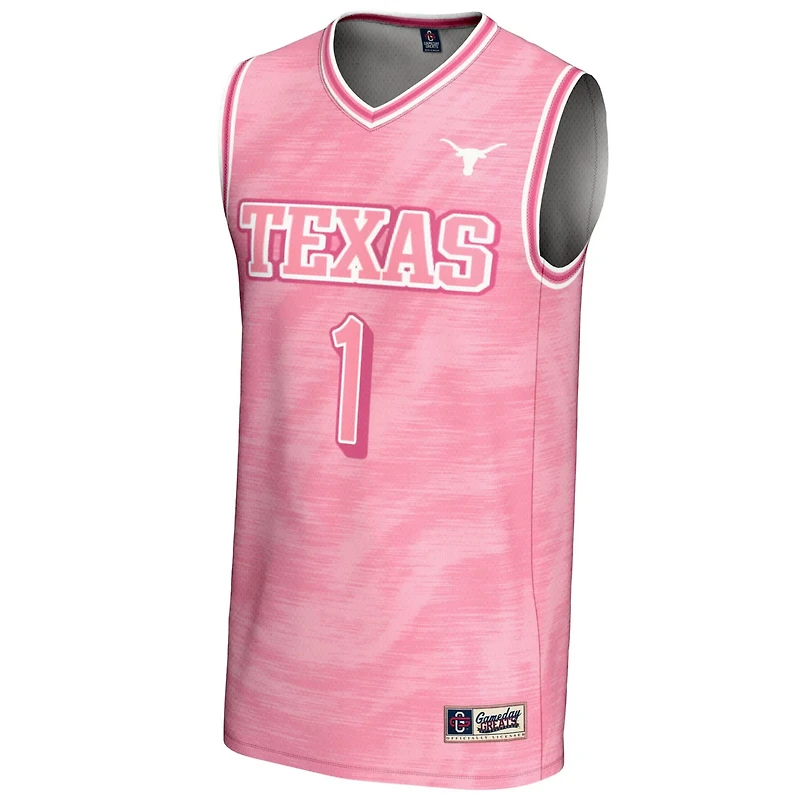 Unisex GameDay Greats 1 Texas Longhorns Lightweight Basketball Fashion Jersey