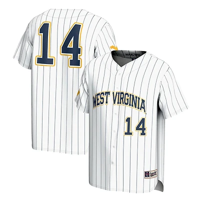 Unisex GameDay Greats 14 West Virginia Mountaineers Lightweight Baseball Fashion Jersey