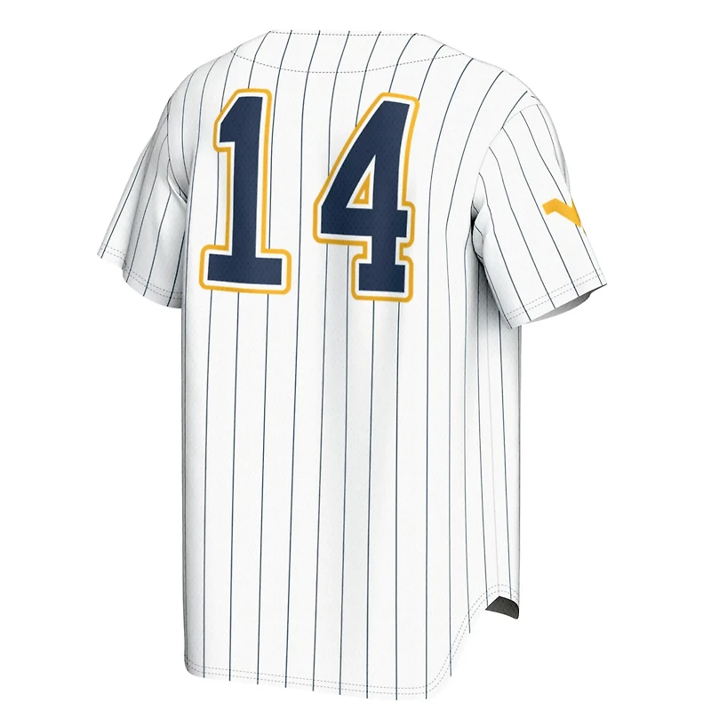 Unisex GameDay Greats 14 West Virginia Mountaineers Lightweight Baseball Fashion Jersey