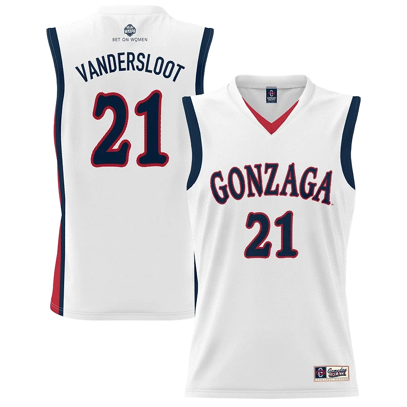 Unisex GameDay Greats Courtney Vandersloot Gonzaga Bulldogs Lightweight Basketball Alumni Jersey