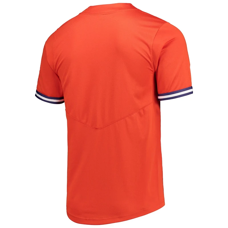 Unisex Nike Clemson Tigers Two-Button Replica Softball Jersey