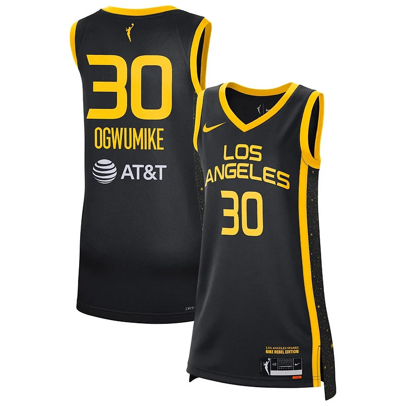 Unisex Nike Nneka Ogwumike Los Angeles Sparks Rebel Edition Victory Player Jersey