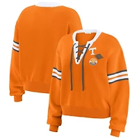 WEAR by Erin Andrews Tennessee Volunteers Lace-Up Pullover Sweater