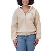 WEAR by Erin Andrews Tennessee Volunteers Mixed Media Tonal Full-Zip Hoodie