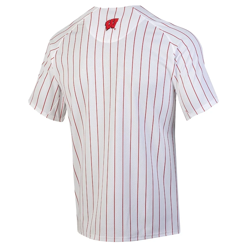 Wo Under Armour /Red Wisconsin Badgers Full-Button Replica Softball Jersey