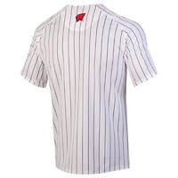 Wo Under Armour /Red Wisconsin Badgers Full-Button Replica Softball Jersey