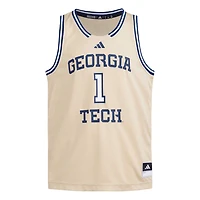 Youth adidas 1 Georgia Tech Yellow Jackets Swingman Jersey