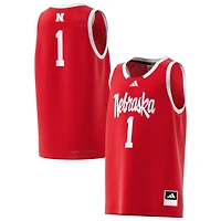 Youth adidas 1 Nebraska Huskers Swingman Jersey