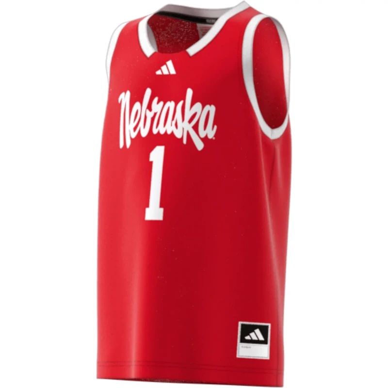 Youth adidas 1 Nebraska Huskers Swingman Jersey
