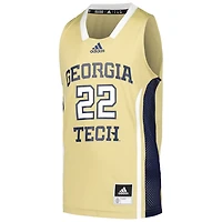 Youth adidas 22 Georgia Tech Yellow Jackets Swingman Jersey