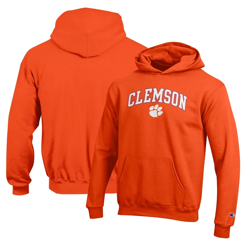 Youth Champion Clemson Tigers Campus Pullover Hoodie