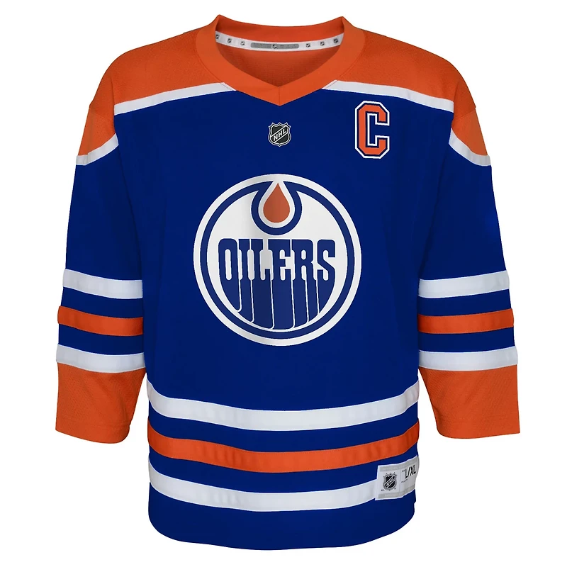 Youth Connor McDavid Edmonton Oilers Home Replica Player Jersey