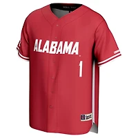 Youth GameDay Greats 1 Alabama Crimson Tide Lightweight Baseball Fashion Jersey