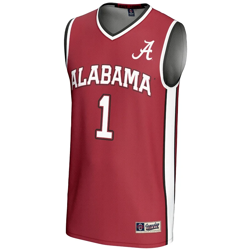 Youth GameDay Greats 1 Alabama Crimson Tide Lightweight Basketball Jersey