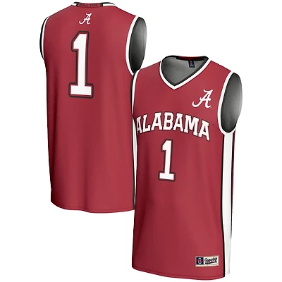 Youth GameDay Greats 1 Alabama Crimson Tide Lightweight Basketball Jersey