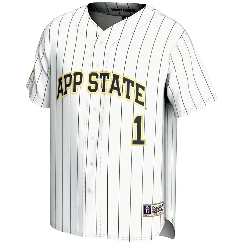 Youth GameDay Greats 1 Appalachian State Mountaineers Lightweight Baseball Jersey