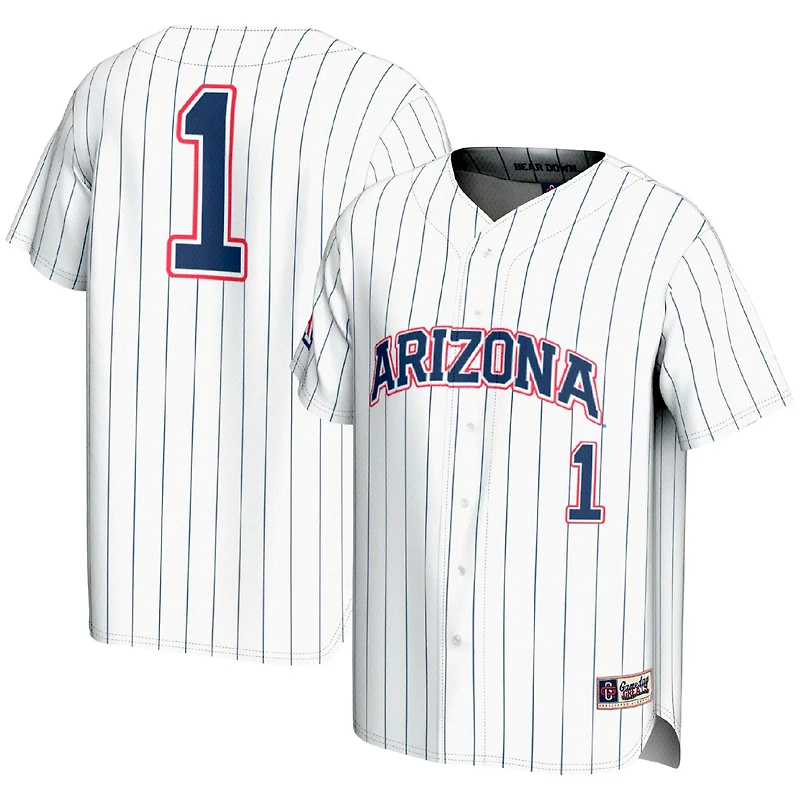 Youth GameDay Greats 1 Arizona Wildcats Lightweight Baseball Fashion Jersey