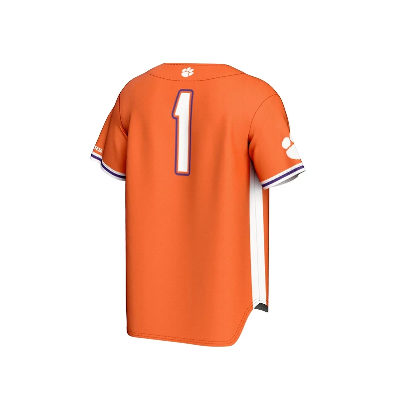 Youth GameDay Greats 1 Clemson Tigers Lightweight Baseball Fashion Jersey