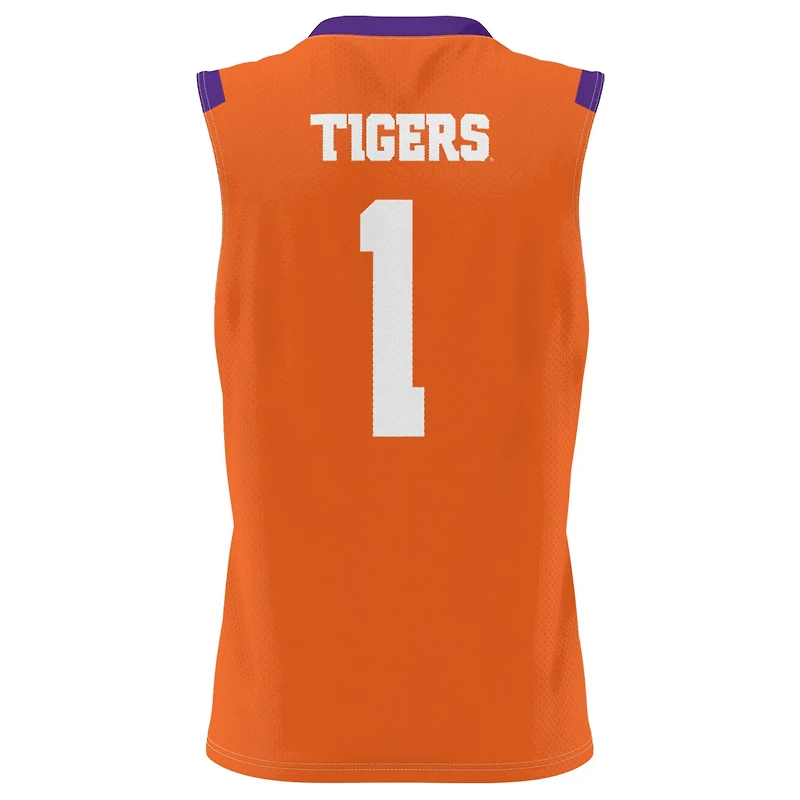 Youth GameDay Greats 1 Clemson Tigers Lightweight Basketball Jersey