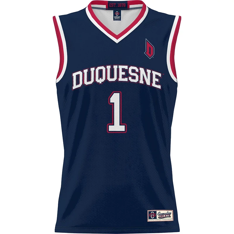 Youth GameDay Greats 1 Duquesne Dukes Lightweight Basketball Jersey