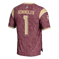 Youth GameDay Greats 1 Florida State Seminoles Highlight Print Football Fashion Jersey