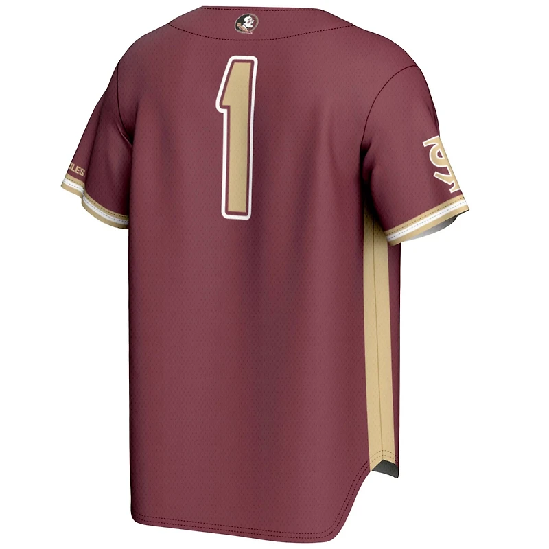 Youth GameDay Greats 1 Florida State Seminoles Lightweight Baseball Jersey
