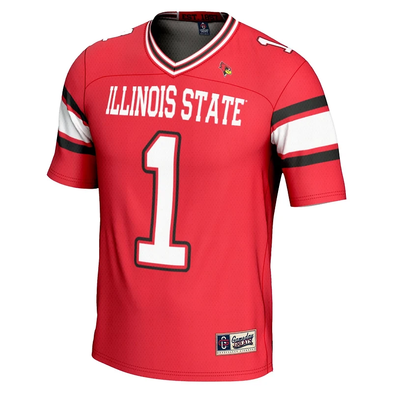 Youth GameDay Greats 1 Illinois State birds Endzone Football Jersey
