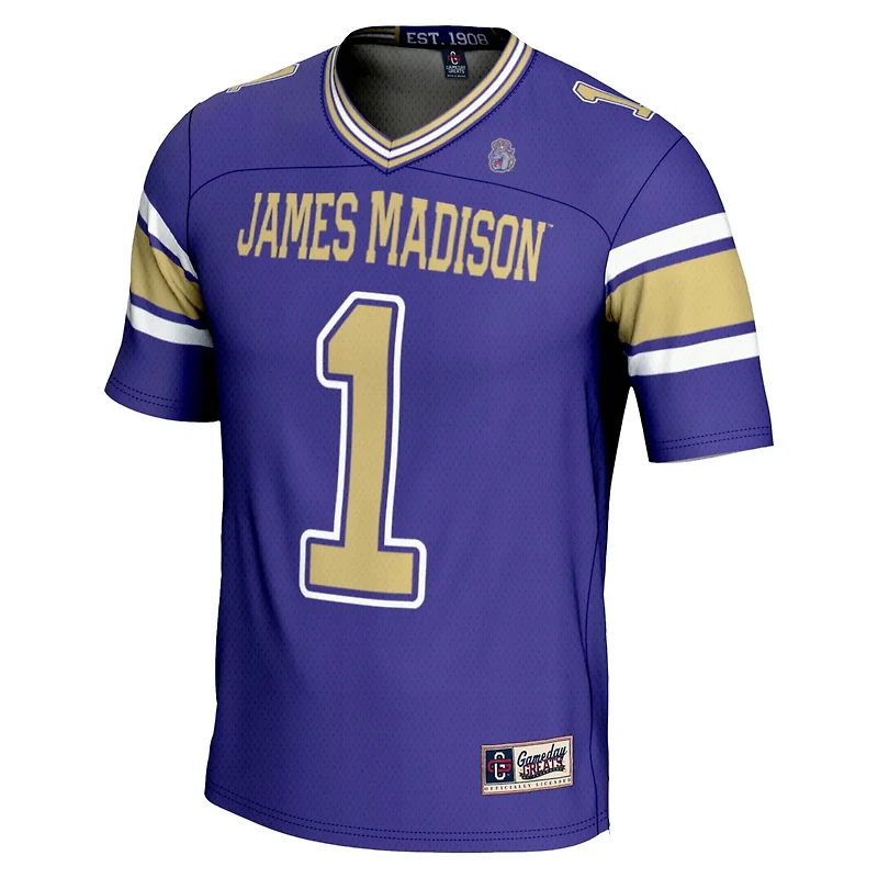 Youth GameDay Greats 1 James Madison Dukes Endzone Football Jersey