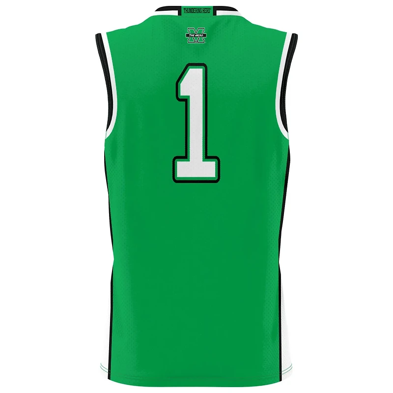 Youth GameDay Greats 1 Kelly Marshall Thundering Herd Lightweight Basketball Fashion Jersey