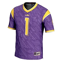 Youth GameDay Greats 1 LSU Tigers Highlight Print Football Fashion Jersey